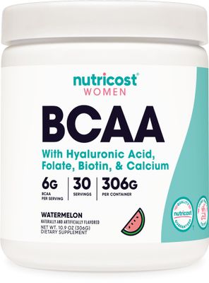 Nutricost BCAA for Women (Watermelon, 30 Servings) - Formulated Specifically for Women - Non-GMO and Gluten-Free