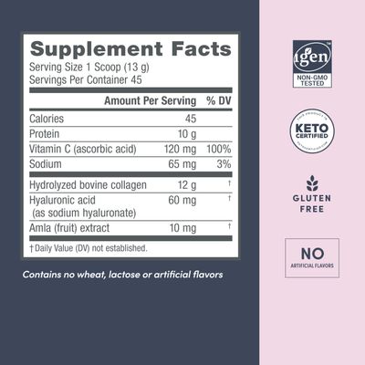 NeoCell Super Collagen Powder, Collagen Plus includes Vitamin C & Hyaluronic Acid, Promotes Healthy Hair, Beautiful Skin, & Nail Support, Collagen Type 1 & 3, 12g Collagen per Serving, 20.6 Oz