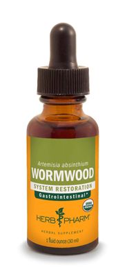 Herb Pharm Certified Organic Wormwood Liquid Extract for Digestive System Support - 1 Ounce