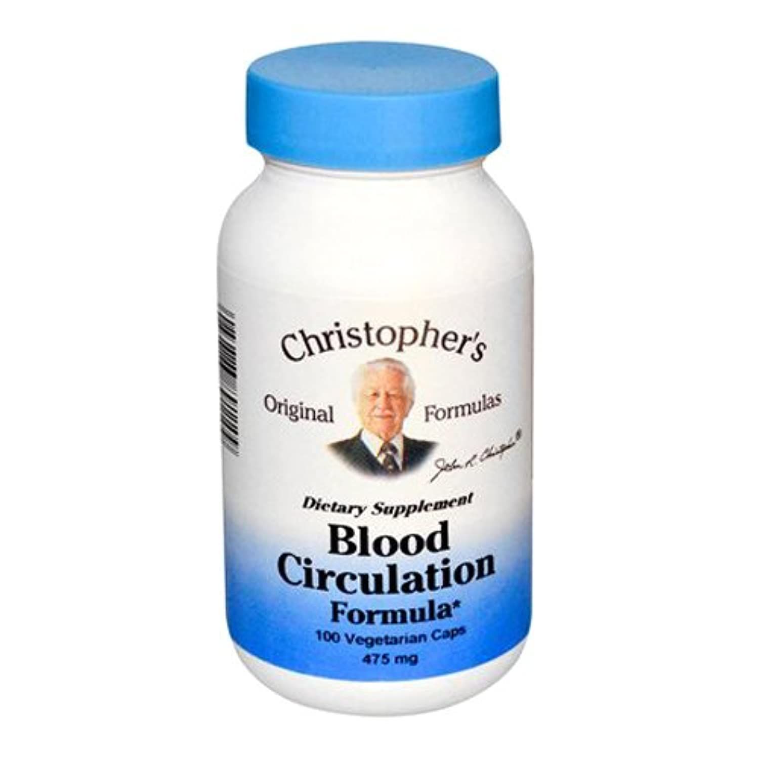 Dr. Christopher&#39;s Original Formulas Blood Circulation Formula Capsules, 475mg, 100 Count