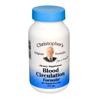 Dr. Christopher&#39;s Original Formulas Blood Circulation Formula Capsules, 475mg, 100 Count