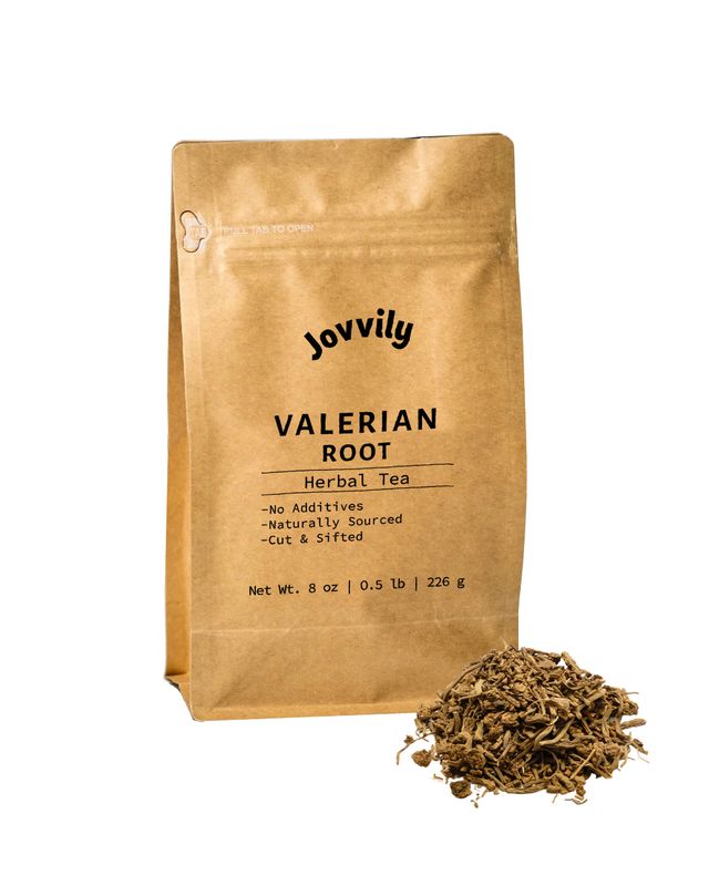 Jovvily Valerian Root - 8 oz - Cut &amp; Sifted - Herbal Tea - No Fillers Or Additives