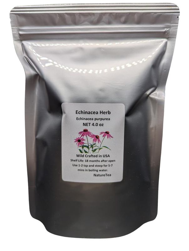 Echinacea Herb - Echinacea purpurea Loose Leaf C/S 100% from Nature (4 oz)