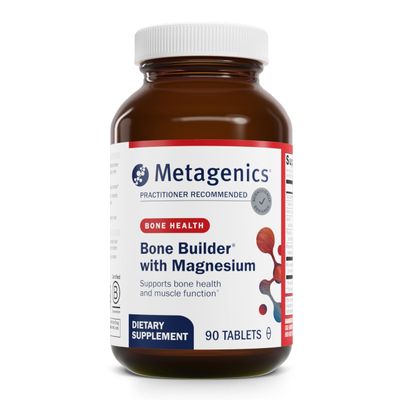 Metagenics Bone Builder with Magnesium - Bone Support Supplement* - Comprehensive Mineral Support* - with Calcium, Vitamin D &amp; Magnesium - Non-GMO - Gluten-Free - 90 Tablets