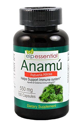 Anamu 100 Capsules 550 mg Petiveria Allicea