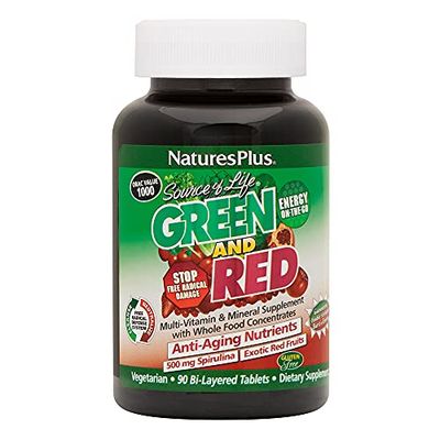 Natures Plus Green and Red Multi Vitamin, 90 CT