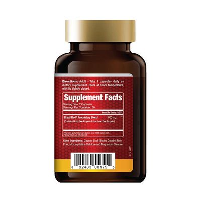 Brazil Red Bee High Concentrate Propolis (120 Capsules)