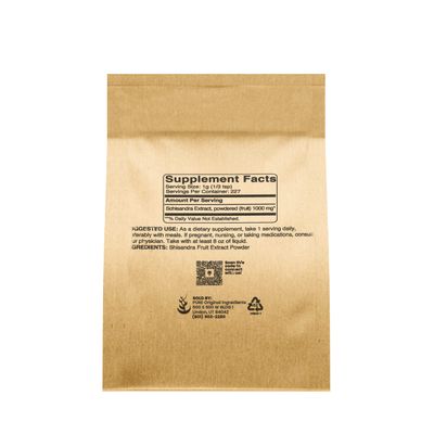 Pure Original Ingredients Schisandra Extract Powder (8 oz), Non-GMO, Gluten-Free, Five-Flavor-Fruit, Traditional Herb