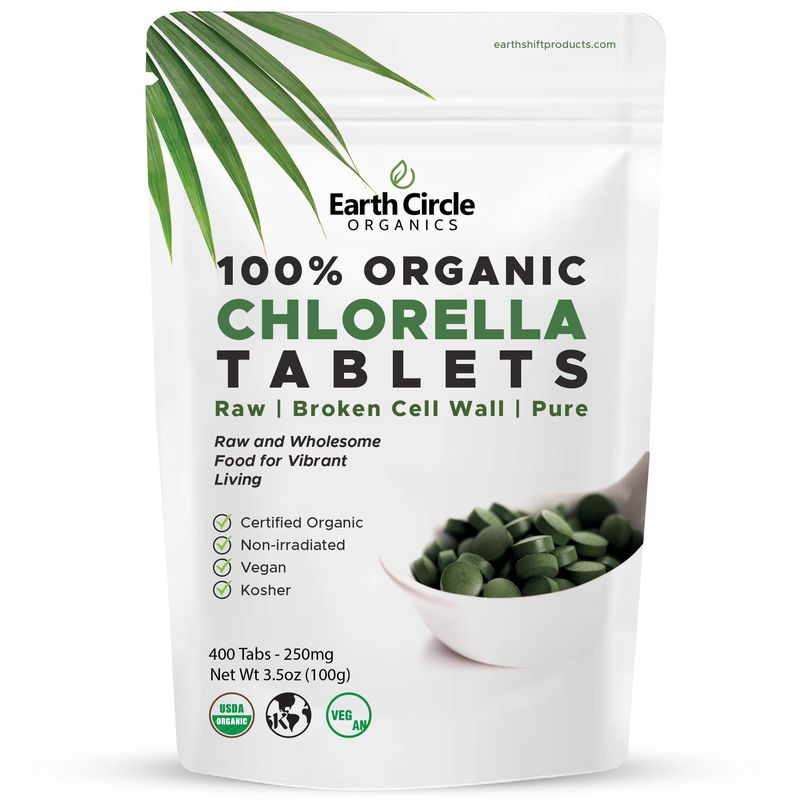 EARTH CIRCLE ORGANICS Earth Circle Organics Chlorella Tablets, Og1