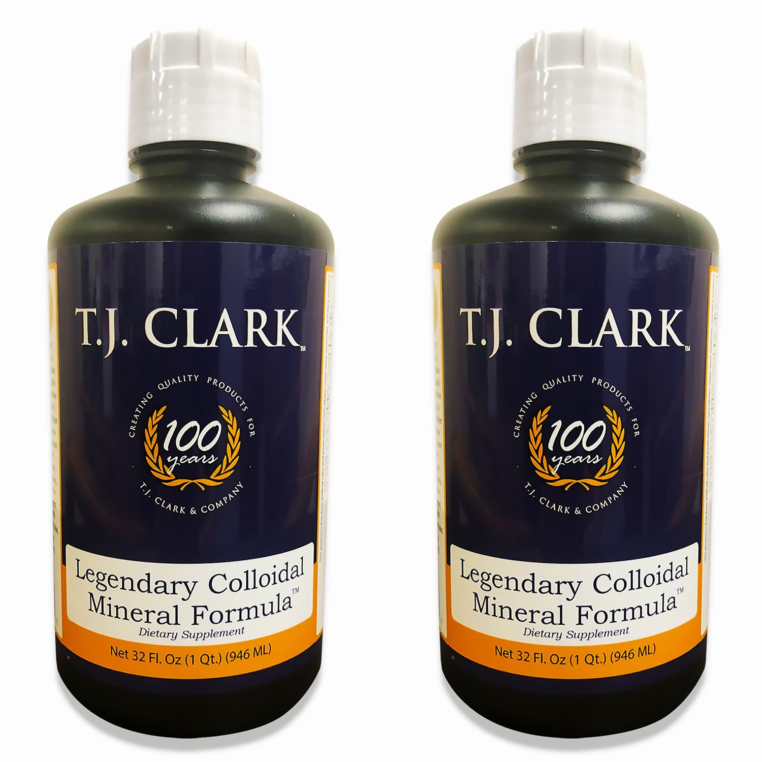 T.J. Clark Legendary Colloidal Mineral Formula 32 fl. oz. (2 Pack) by T. J. Clark