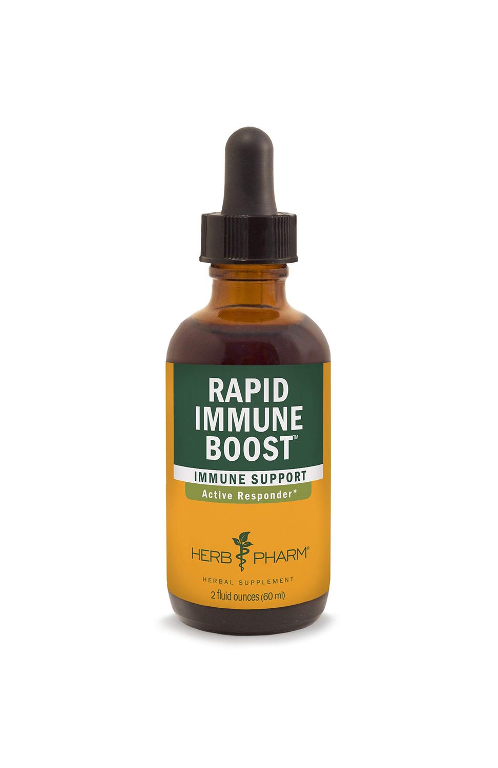 Herb Pharm Organic Rapid Immune Boost: Fast-Absorbing Tincture for Adults, Echinacea Tincture with Goldenseal, Ginger Extract &amp; Elderberry, Immune Support Supplement &amp; Wellness Aid, 2 Oz