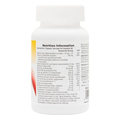NaturesPlus Hema-Plex Iron - 60 Fast-Acting Capsules - 85 mg Chelated Iron - Total Blood Health - With Vitamin C & Bioflavonoids - Vegan, Gluten Free - 30 Servings