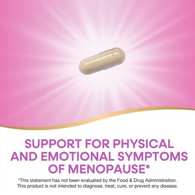 Nature's Way Premium Black Cohosh, Menopause Support for Women*, 40 mg per serving, 120 Vegan Capsules
