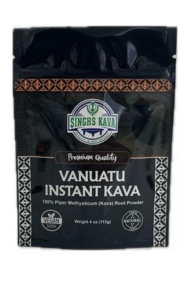 SINGHS Micronized Instant Kava Powder (Vanuatu, 4oz) 1
