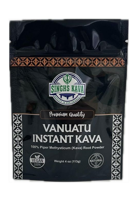SINGHS Micronized Instant Kava Powder (Vanuatu, 4oz) 1