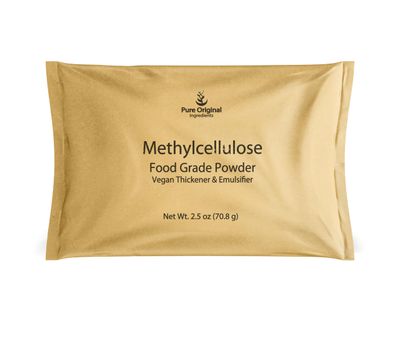 Pure Original Ingredients Methylcellulose (2.5 oz) Always Pure, Thickener &amp; Emulsifier, Food Grade
