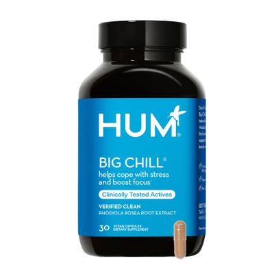 HUM Big Chill - Calming Supplement with Rhodiola Rosea for Stress &amp; Mood Support - Balances Adrenal Health for Improved Stress Response (30-Count)
