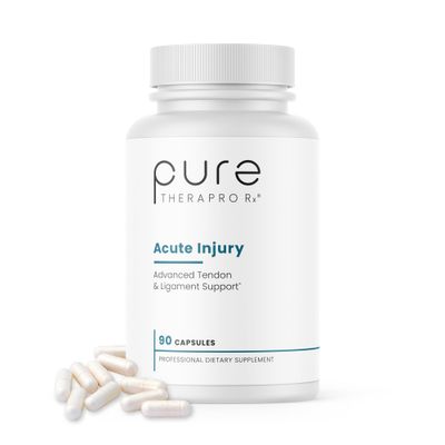 Pure Therapro Rx Acute Injury | Tendon &amp; Ligament Support | Convenient Once a Day Clinical Dose | Supports Tendon Health, Movement &amp; Physical Function | Pharm-Grade (90 Capsules)