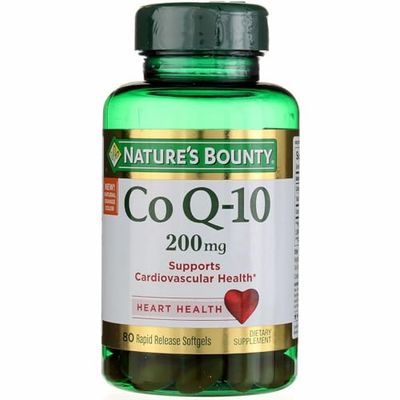 Set of 2 Nature&#39;s Bounty Co Q-10 200 mg, 80 Tablets
