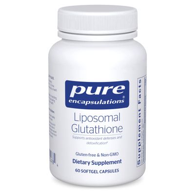 Pure Encapsulations Liposomal Glutathione - Immune Support &amp; Liver Detox* - Antioxidant Protection - with Setria Glutathione - Non-GMO - 60 Softgel Capsules