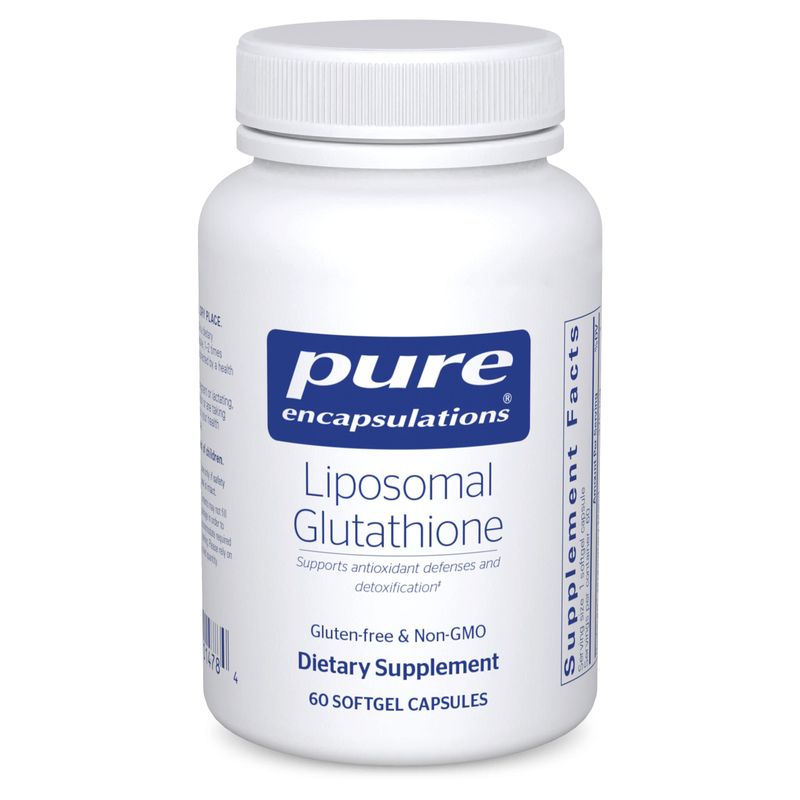 Pure Encapsulations Liposomal Glutathione - Immune Support &amp; Liver Detox* - Antioxidant Protection - with Setria Glutathione - Non-GMO - 60 Softgel Capsules