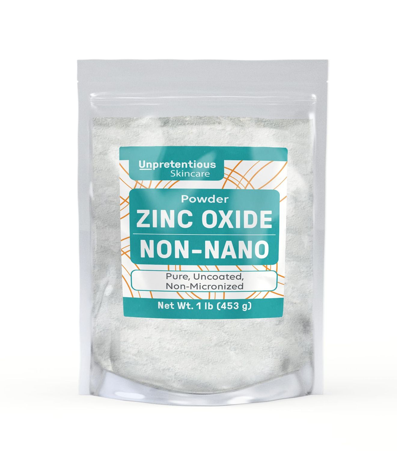 Unpretentious Non-Nano Zinc Oxide, Pure &amp; Uncoated, Convenient Resealable Bag for Storage (1 Pound)