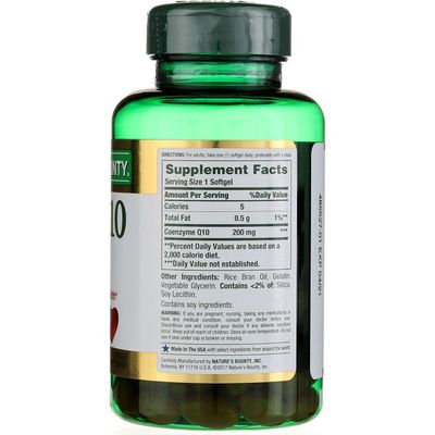 Set of 2 Nature's Bounty Co Q-10 200 mg, 80 Tablets