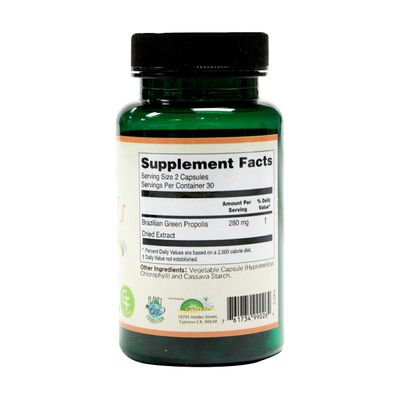 Greenbow Green Propolis - Genuine Brazilian Green Propolis, Contains Artepillin C - One of The Most Nutrition Packed (Vegan Capsule)