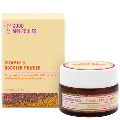 Good Molecules Vitamin C Booster Powder - 100% Pure L-Ascorbic Acid for Firm Skin - Collagen Boosting, Anti-Aging, and Skincare for Face