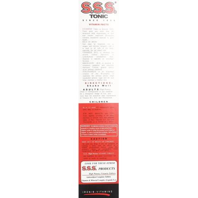 Sss Company Sss Company S.S.S. Tonic Liquid Large, Large 20 oz (Pack of 2)