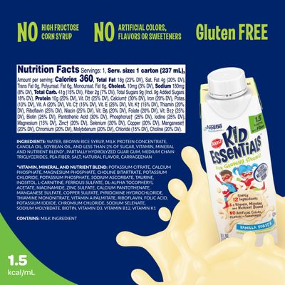 BOOST KID ESSENTIALS 1.5 with Fiber, Vanilla Vortex