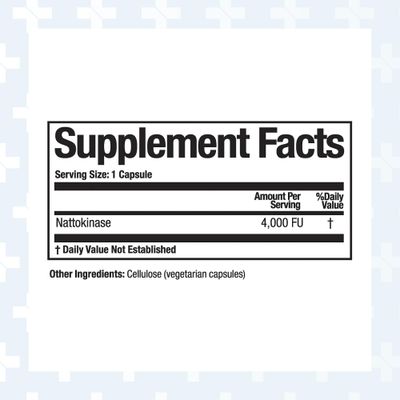 Arthur Andrew Medical - Nattovena, Pure Nattokinase, Circulatory and Heart Health, Vegan, Non-GMO, 30 Capsules