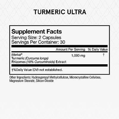 Momentous Turmeric Ultra Supplement, Capsules, 30 Servings