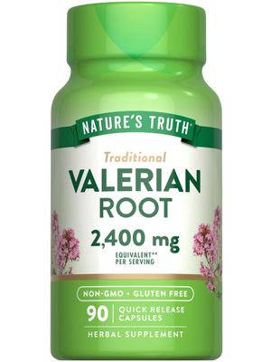 Nature&#39;s Truth Valerian Root Capsules | 2400mg | 90 Count | Non-GMO &amp; Gluten Free Supplement