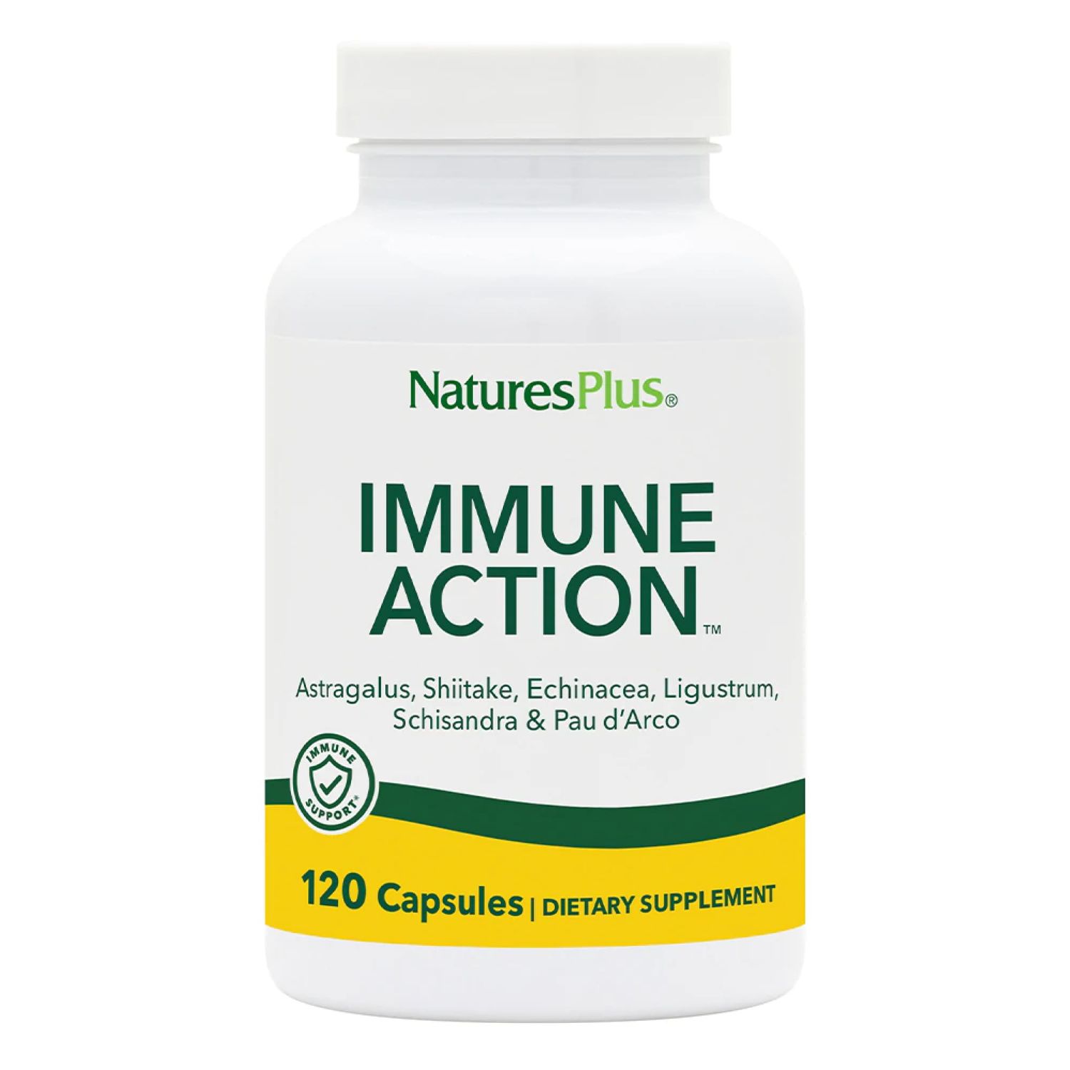 NaturesPlus Immune Action - 120 Vegetarian Capsules (120 Servings)