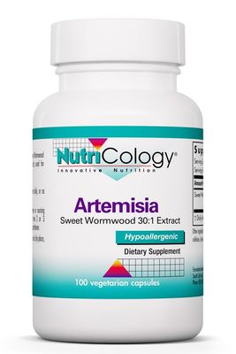 Nutricology Artemisia - Organic Sweet Wormwood Herb Extract, Artemisia Annua, 500mg Supplement, Hypoallergenic, Vegetarian Capsules - 100 Count