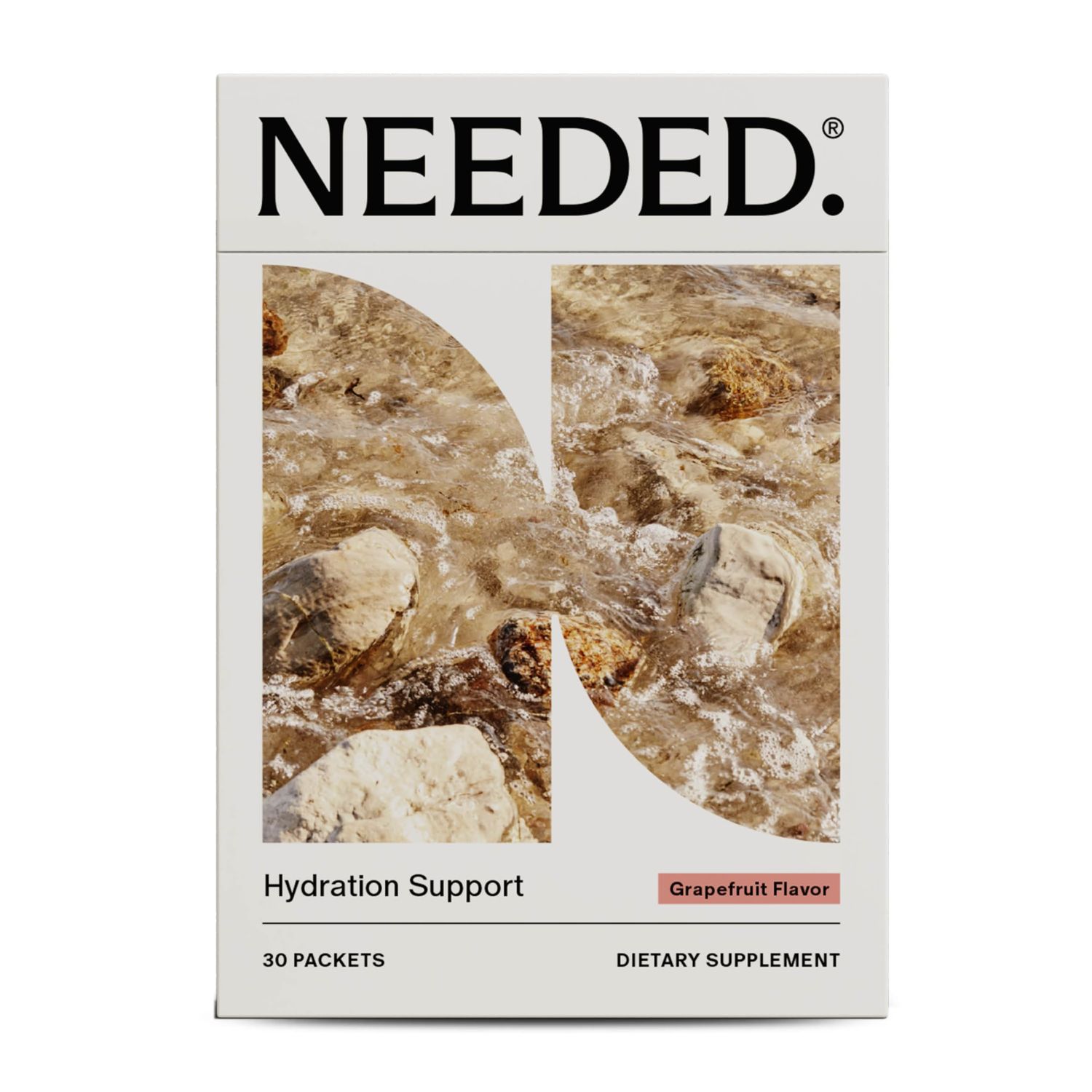 Needed. Hydration Support with Electrolytes &amp; Trace Minerals - Electrolytes for Pregnancy &amp; During Lactation - 30 Hydration Packets Lightly Sweetened with Real Fruit, Grapefruit