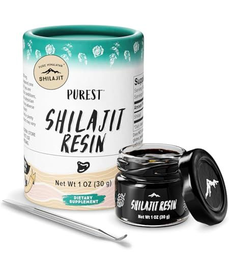 Pure Himalayan Shilajit, High Nutritional Potency, Grade A Shilajit Resin with 85+ Plant-Derived Trace Minerals and Fulvic Acid, Energy &amp; Immune Suport for Men and Women, 3rd Party US Lab Tested (30g)