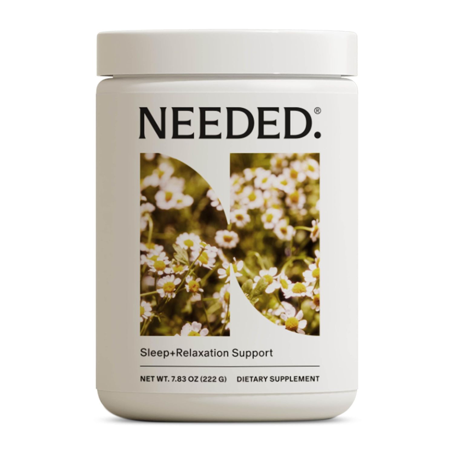 Needed. Sleep and Relaxation Support - Chamomile Powder for Relaxation and Magnesium Powder for Sleep Support, Safe and Effective Nutrients &amp; Botanical Blend for Calm Sleep Supplement - 30-Day Supply
