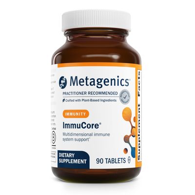 Metagenics ImmuCore - 333 mg Vitamin C - Immune Support Supplement* - with Vitamin D, Zinc &amp; Mushroom Extract - Gluten Free &amp; Non-GMO - 90 Tablets