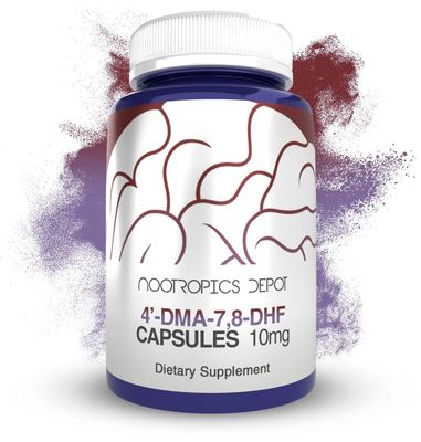 Nootropics Depot 4&#39;-DMA-7,8-DHF Nutritional Supplement Capsules | 10mg | 30 Count | 4&#39;-DMA-7,8-Dihydroxyflavone