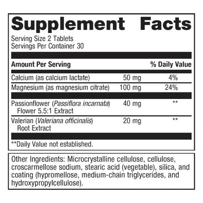 Metagenics MyoCalm - Muscle Support* - Calcium & Magnesium Supplement - with Passionflower Herb & Valerian Root - Mineral Supplements - Non-GMO, Gluten-Free & Vegetarian - 60 Tablets