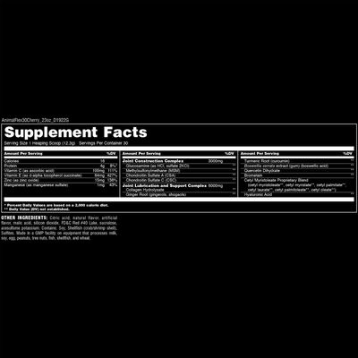 Animal Flex Powder - Joint Support Supplement for Pain Relief, Repair and Restore Muscles with Turmeric, Glucosamine, Chondroitin, MSM, Collagen and Boswellia, Great Tasting Cherry Flavor, 30 Scoops