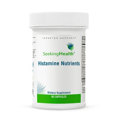 Seeking Health Histamine Nutrients, Formerly Histamine Block Plus, DAO Enzyme Supplement for Histamine Food Intolerance, Supports GI and Digestive Health (60 capsules)*