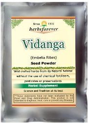 HerbsForever Vidanga Powder  Embelia Ribes  Digestion Care Herb  Non GMO, Vegan  454 GMS