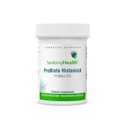 Seeking Health ProBiota HistaminX - Digestion Supplement for Gut Health Support - Support Histamine with Lactobacillus Plantarum &amp; Lactobacillus Salivarius - Support Immune &amp; Skin Health - 60 Capsules