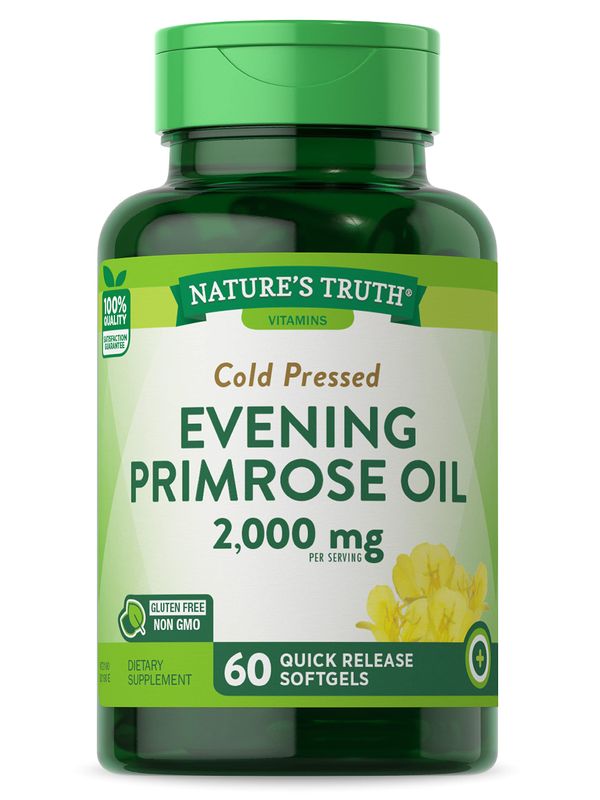 Nature's Truth Evening Primrose Oil Capsules | Cold Pressed | Non-GMO, Gluten Free