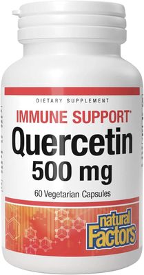 Natural Factors Quercetin 500 mg for Immune Support, 60 Capsules