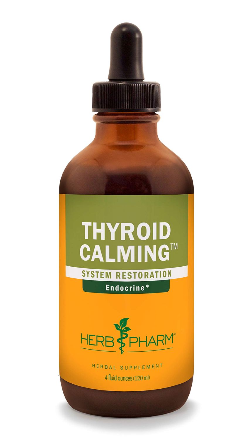 Herb Pharm Thyroid Calming Herbal Formula for Endocrine System Support, 4 Oz
