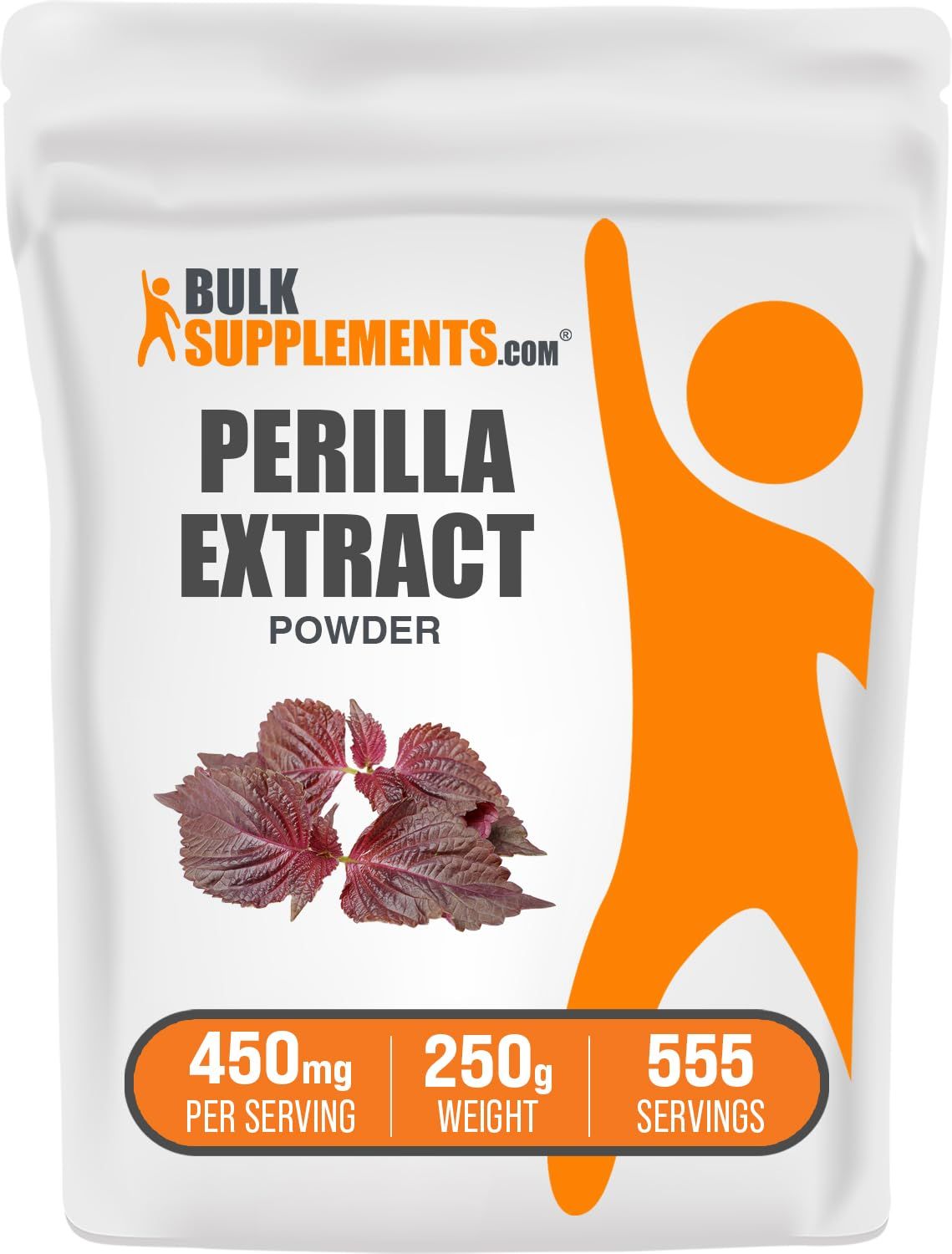 BulkSupplements.com Perilla Extract Powder - Perilla Supplement, Perilla Powder - Herbal Supplement, Vegan &amp; Gluten Free, 450mg per Serving, 250g (8.8 oz) (Pack of 1)